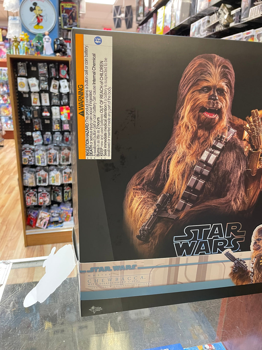 Chewbacca with Disassembled C-3PO MMS766 (Star Wars Hot Toys) COMPLETE product image 44, provided for visual reference and