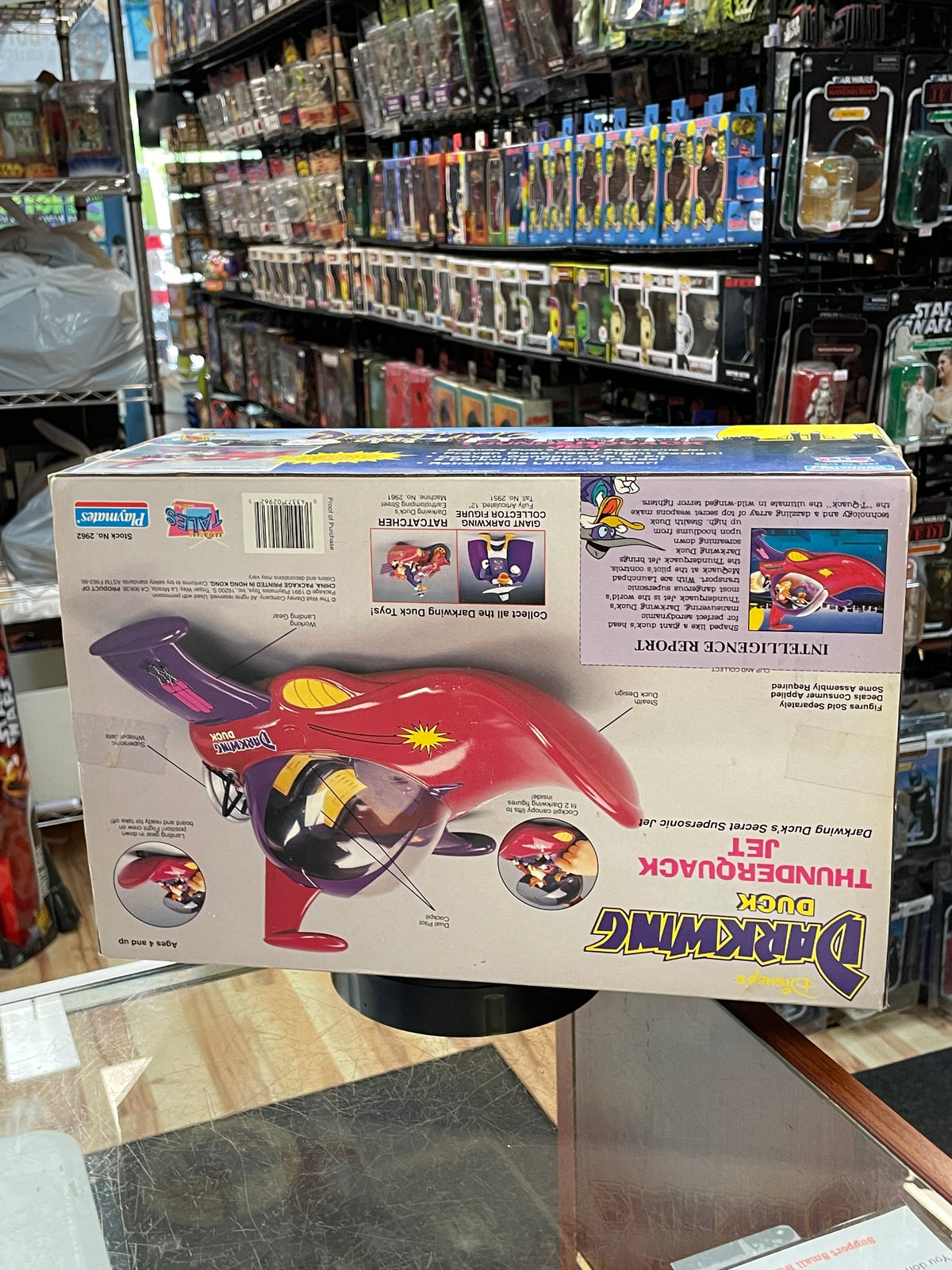 Thunderquack Jet (Disney Darkwing Duck, Playmates) **SEALED** product image 5, provided for visual reference and product