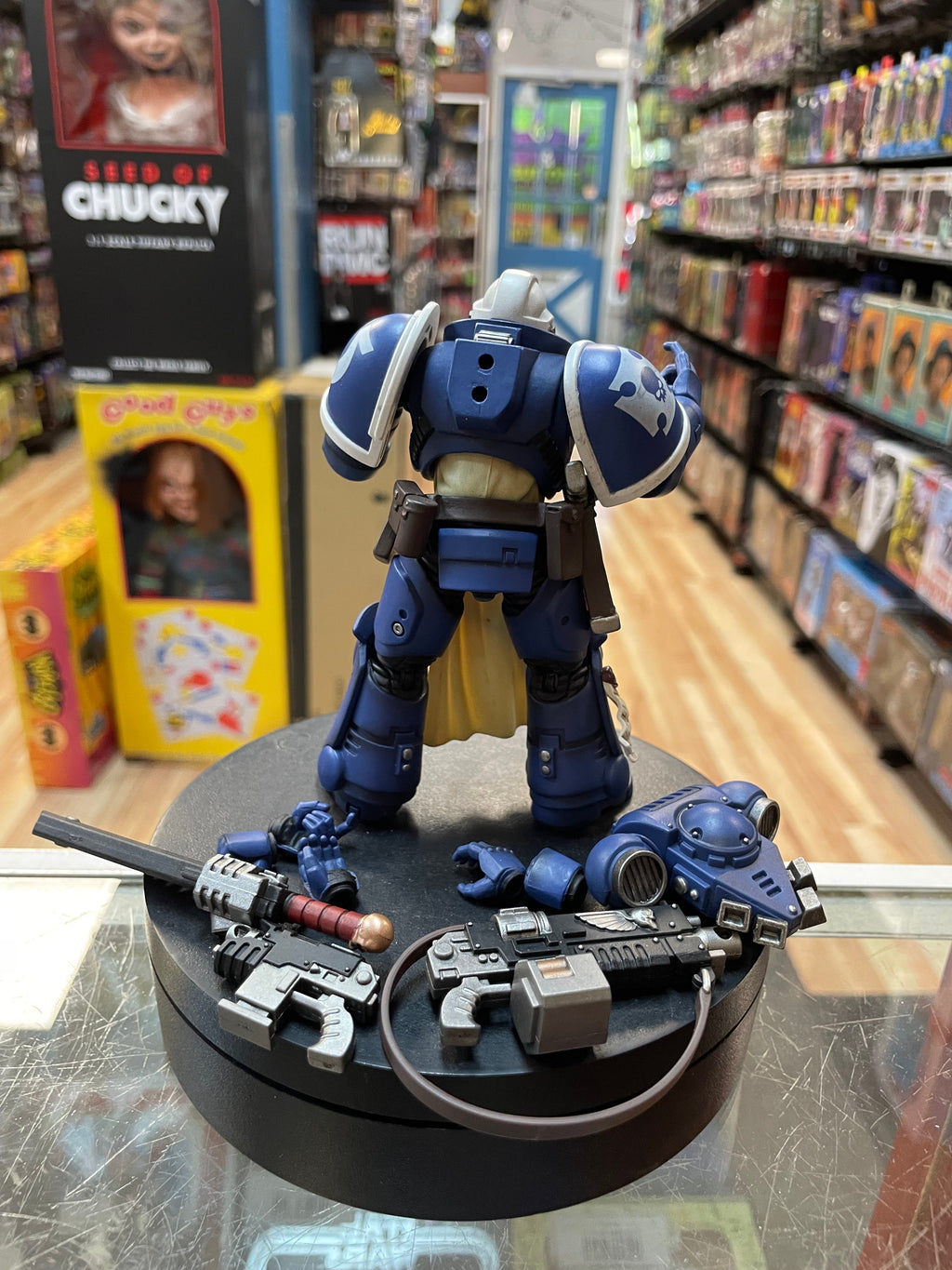 Ultramarines Sternguard Veteran (Warhammer 40K, Joytoy) **COMPLETE** product image 5, provided for visual reference and