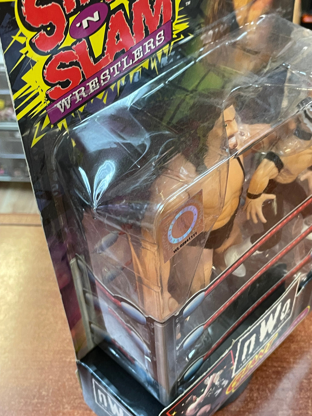 Giant with Rey Mysterio (WCW Smash N' Slam, Toybiz) **SEALED** product image 5, provided for visual reference and product