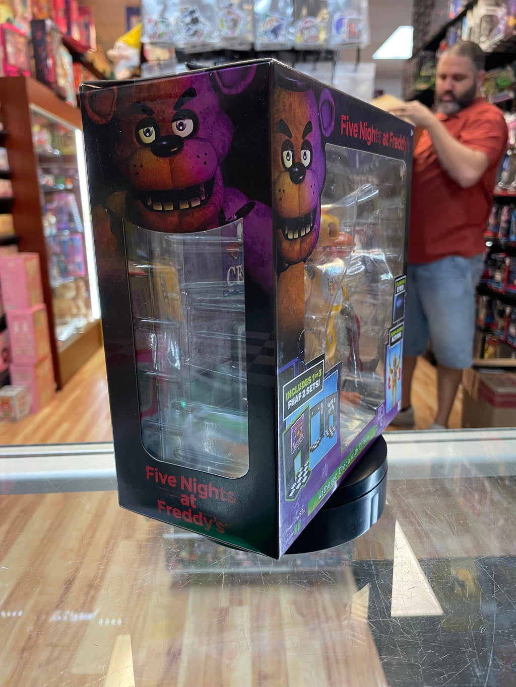 Withered Chica with Office (Five Nights at Freddys,Jazwares) **SEALED** product image 2, provided for visual reference and