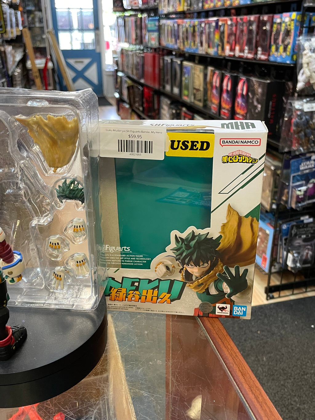 Izuku Mudoriya (SH Figuarts Bandai, My Hero Academia) *COMPLETE* product image 4, provided for visual reference and product