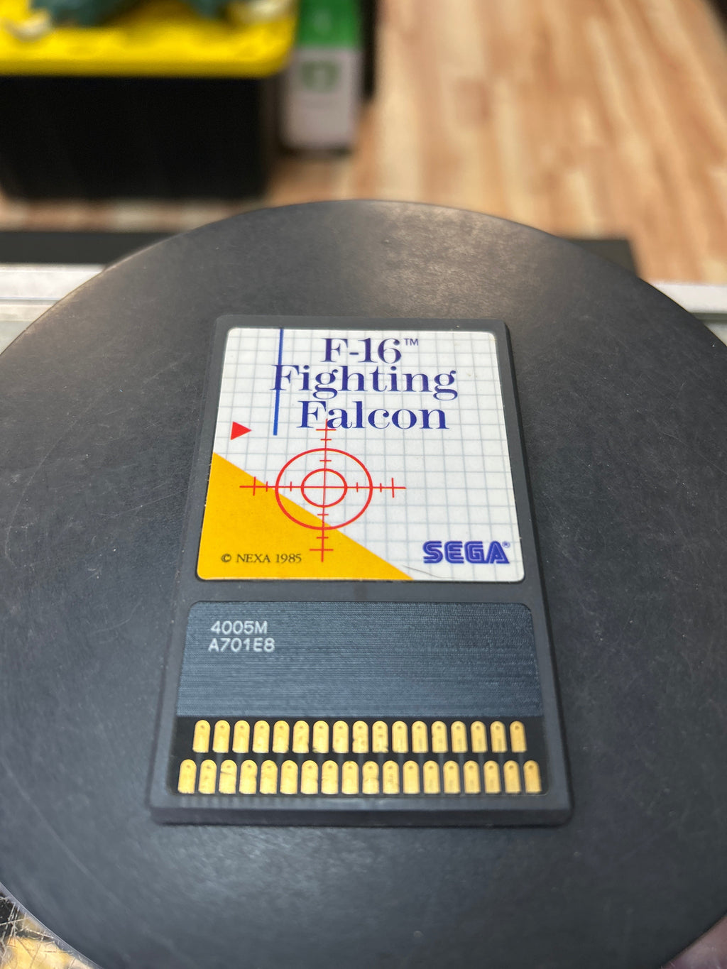 F-16 Fighting Falcon -Sega Card- 0835 (SEGA Master System SMS, Video Games) **COMPLETE** product image 2, provided for