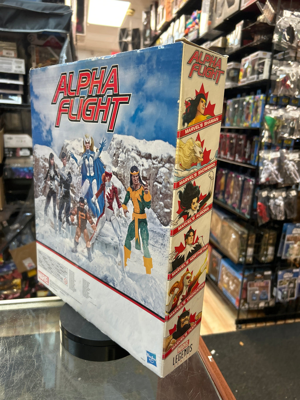 Alpha Flight (Marvel Legends, Hasbro) **SEALED** product image 3, provided for visual reference and product detail review