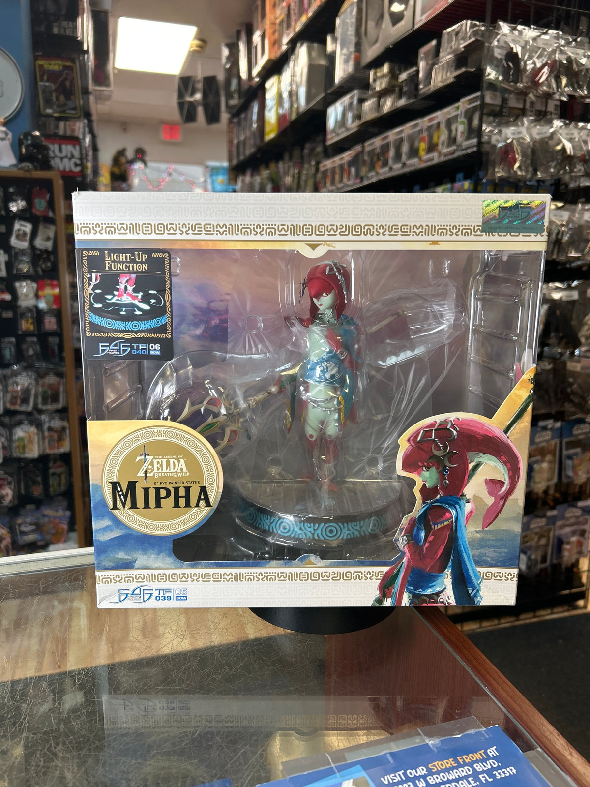 Mipha 11” PVC Statue (The legend Of Zelda, First 4 Figures) **SEALED** product image 1, provided for visual reference and