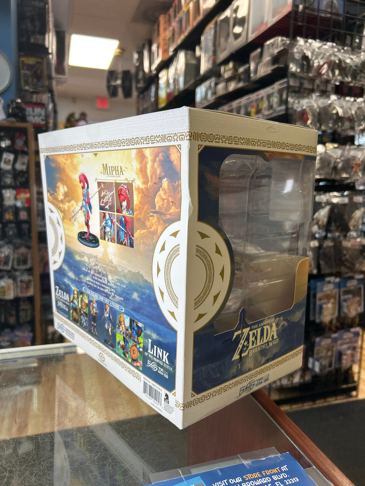 Mipha 11” PVC Statue (The legend Of Zelda, First 4 Figures) **SEALED** product image 3, provided for visual reference and