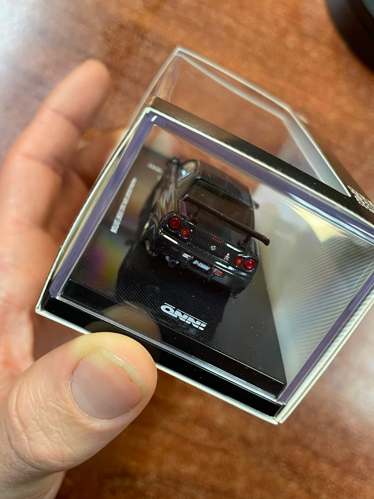 Nissan Skyline GT-R R34 Full Carbon Black (Inno64, Diecast ) **EXCLUSIVE** (Copy) product image 6, provided for visual