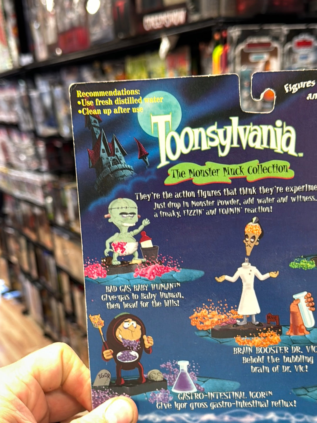 Brain Booster Dr Vic (Vintage Toonsylvania, Toy Island) SEALED product image 12, provided for visual reference and product