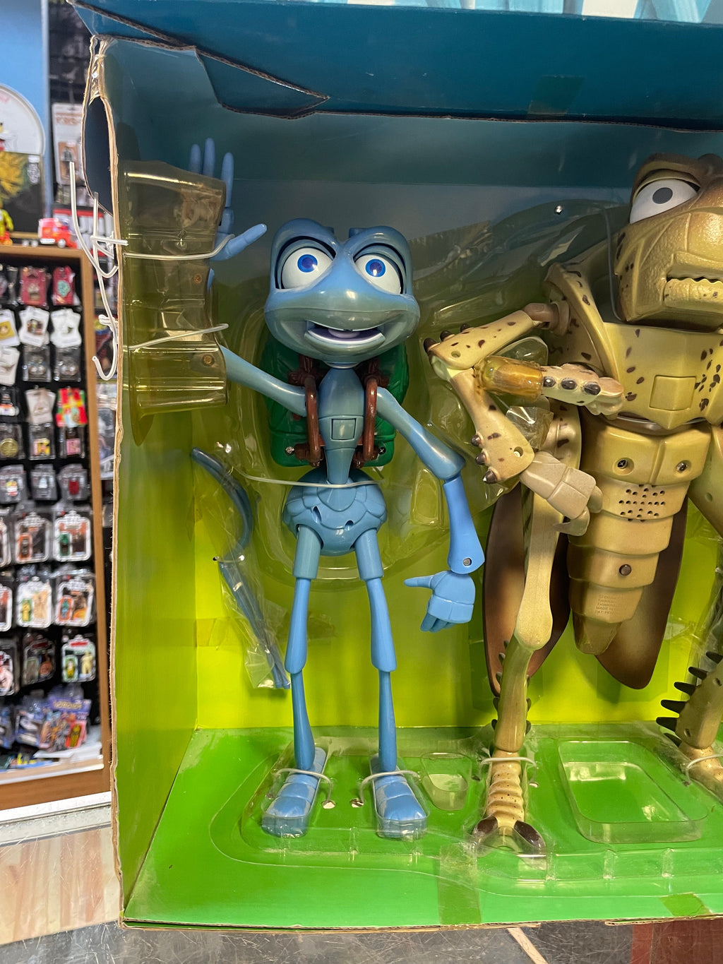 Interactive Flik & Hopper (Vintage Bugs Life, Thinking Toy) **NEW OPENNED** product image 2, provided for visual reference