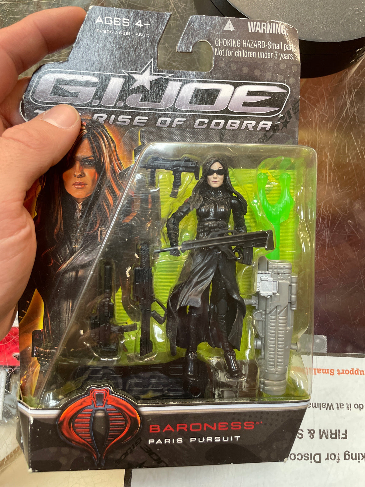 Baroness Paris Pursuit (GI Joe Pursuit of Cobra, Hasbro) SEALED product image 3, provided for visual reference and product