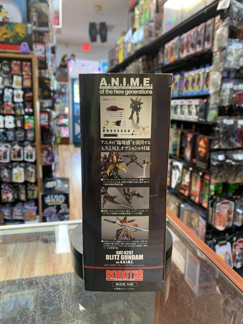 GAT-X207 Blitz Gundam -Anime Ver- (Bandai SH Figuarts, Robot Spirits) SEALED product image 2, provided for visual reference