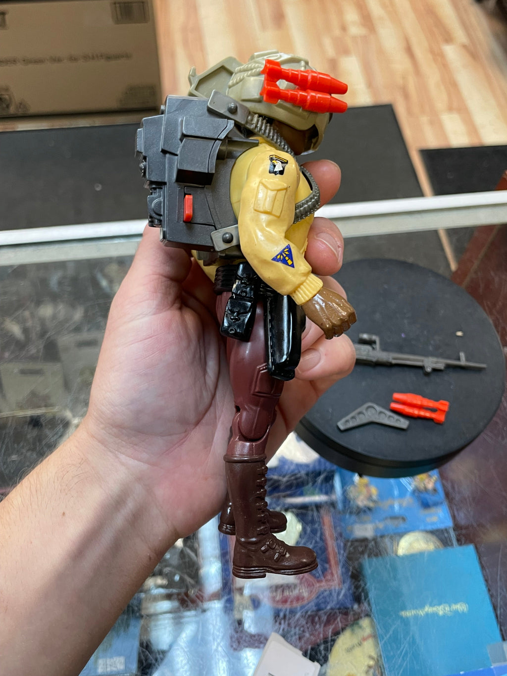 Turbo Eddie Hayes (Vintage Rambo, Coleco) **COMPLETE** product image 7, provided for visual reference and product detail