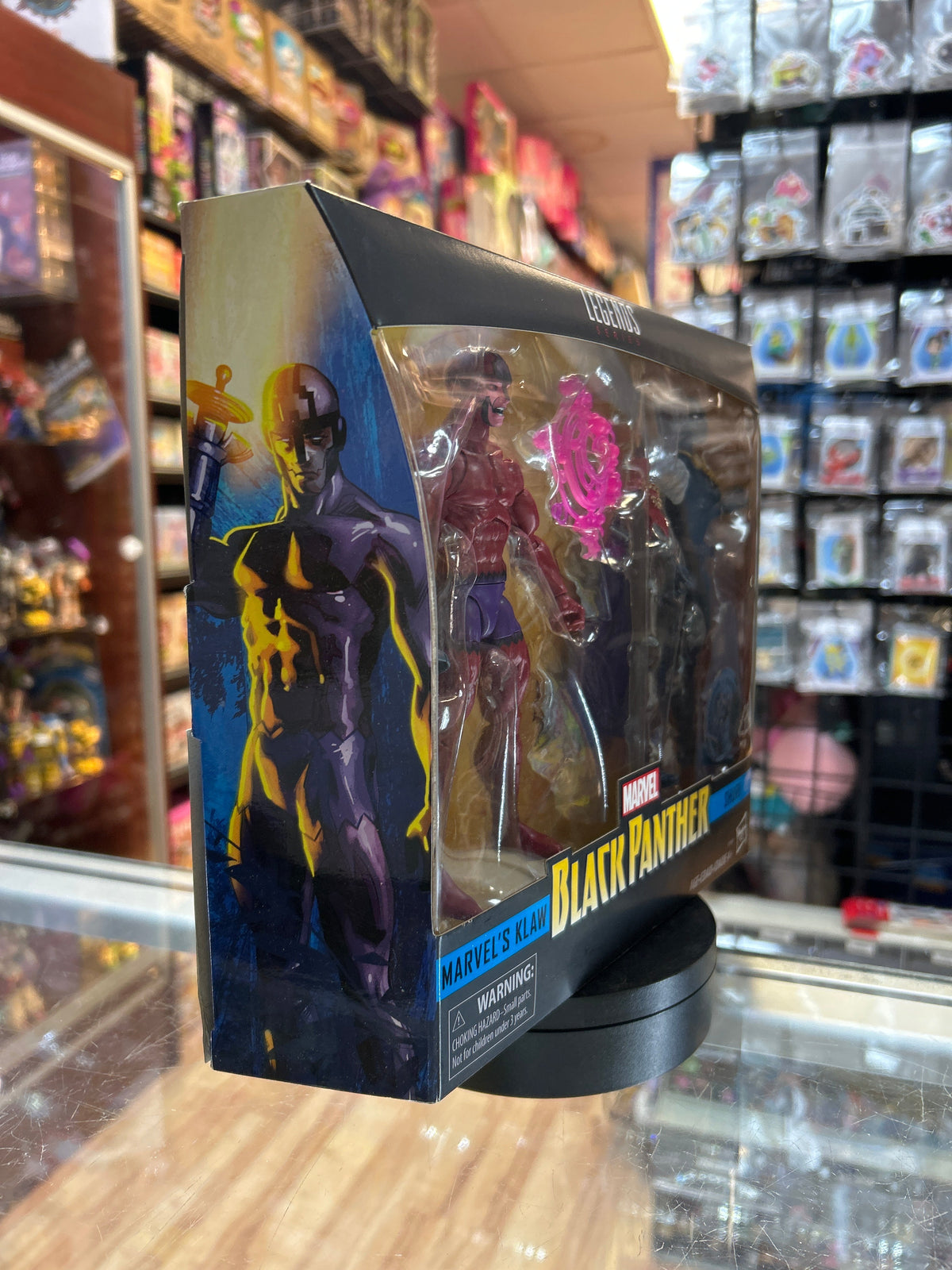 Klaw & Shuri (Marvel Legends, Hasbro) *SEALED* product image 2, provided for visual reference and product detail review
