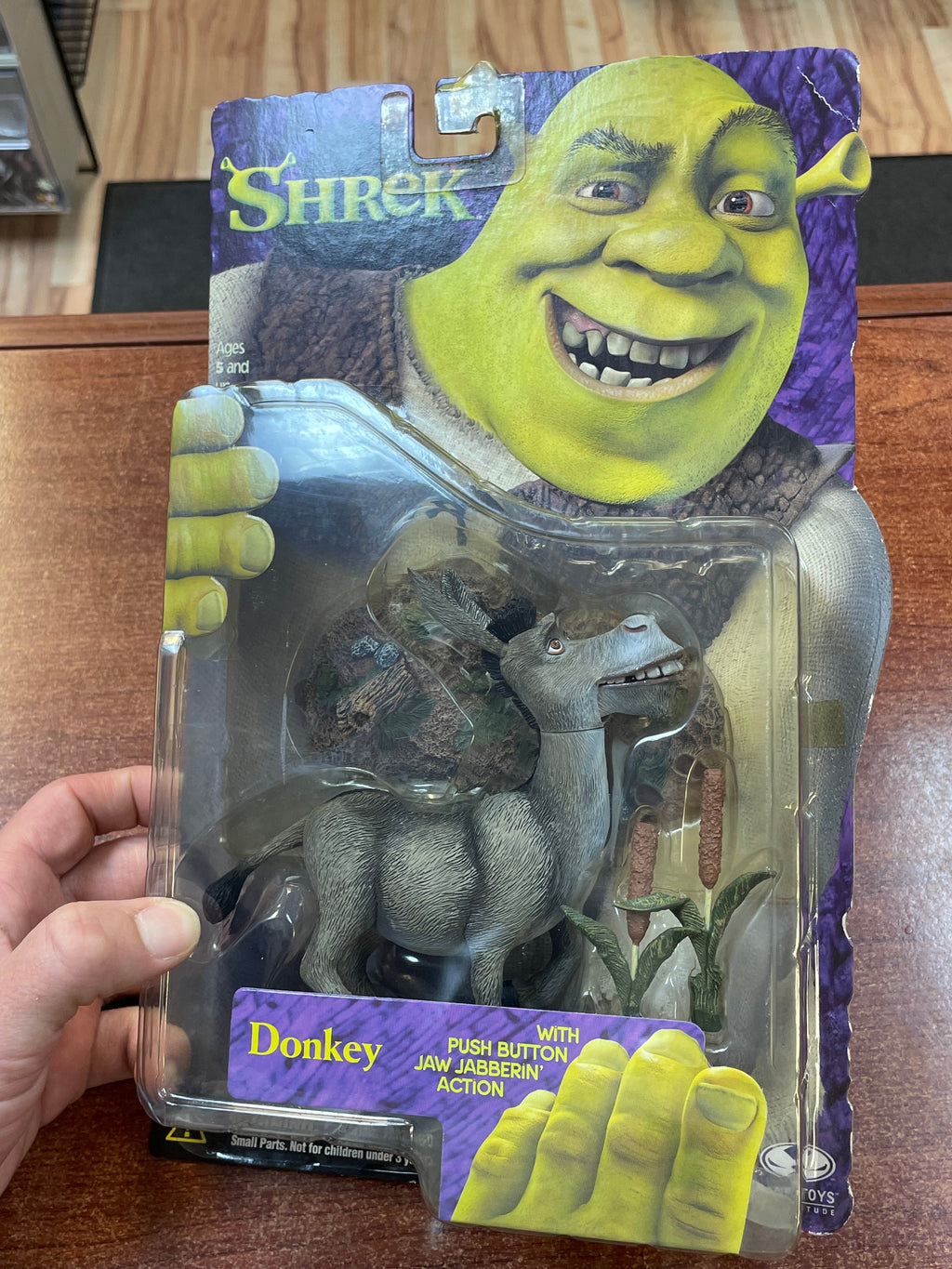 Jaw Jabberin Donkey (Vintage Shrek, McFarlane Toys) **SEALED** product image 8, provided for visual reference and product