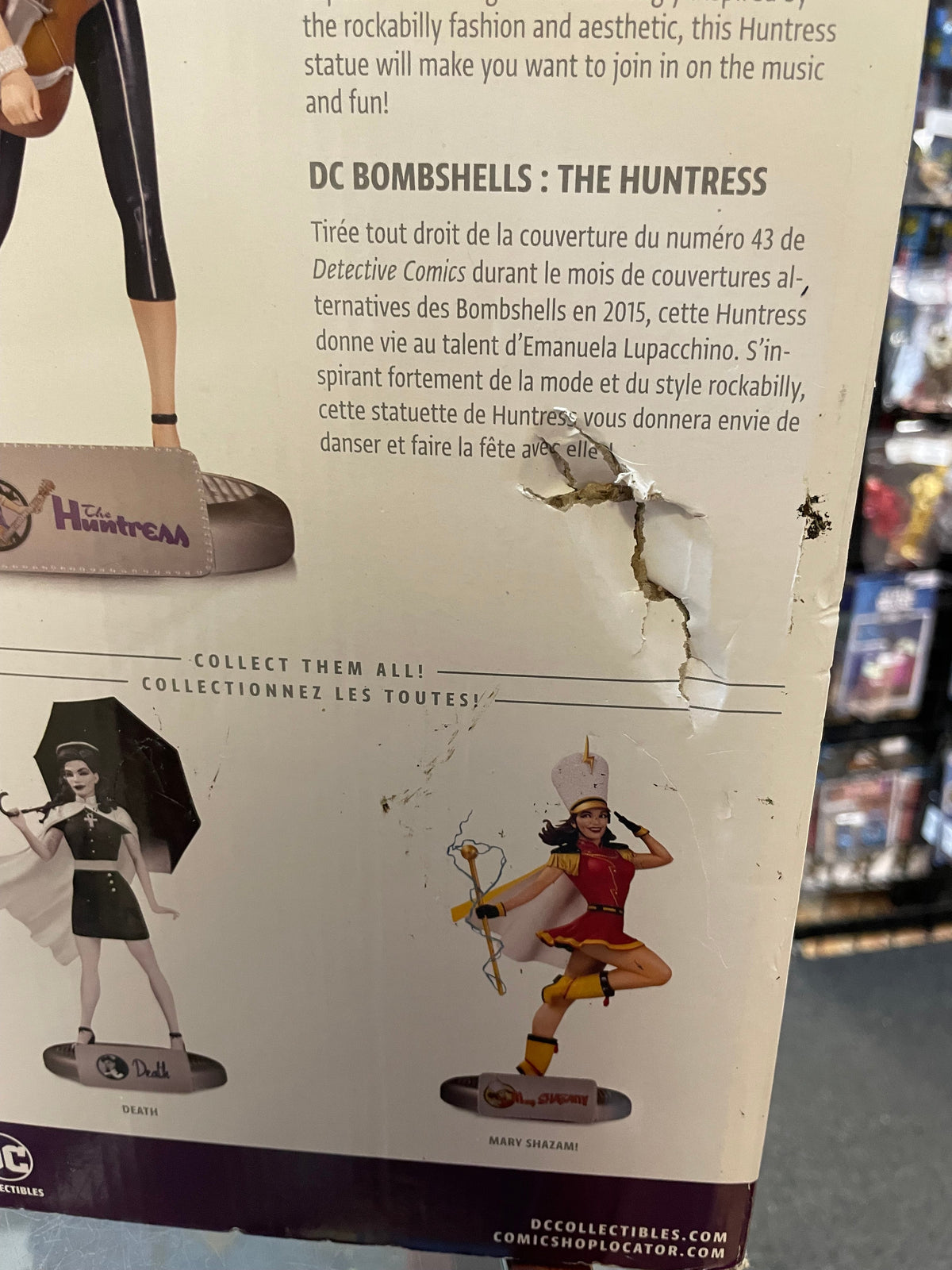 The Huntress DC Bombshells Statue (DC Collectibles, DC Direct) COMPLETE product image 14, provided for visual reference and