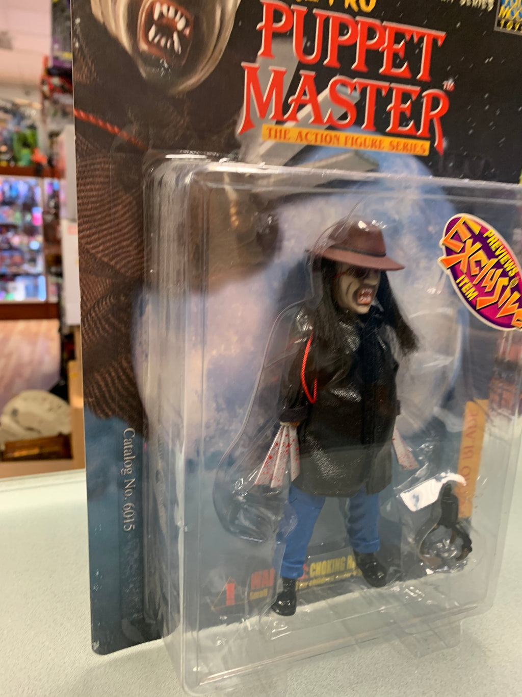 Retro Blade Blue Jean Variant(Vintage Retro Puppet Master, Full Moon Toys) product image 4, provided for visual reference