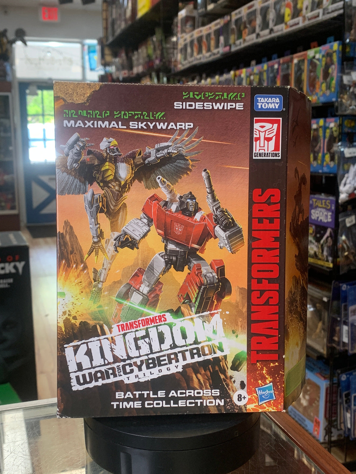 Sideswipe & Skywarp -Deluxe Class- (Transformers WFC Kingdom, Hasbro) **SEALED** product image 1, provided for visual