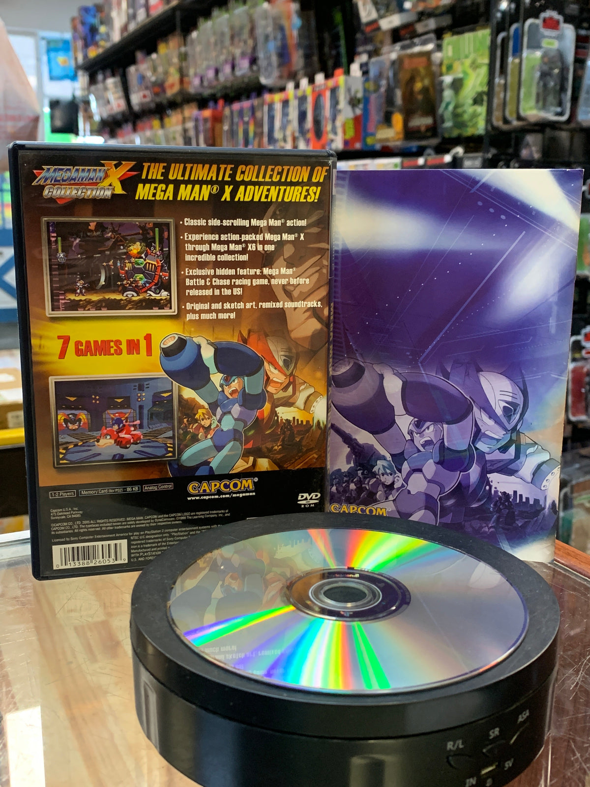 Mega man X Collection (Sony Playstation PS2, Video Game) **COMPLETE** product image 2, provided for visual reference and