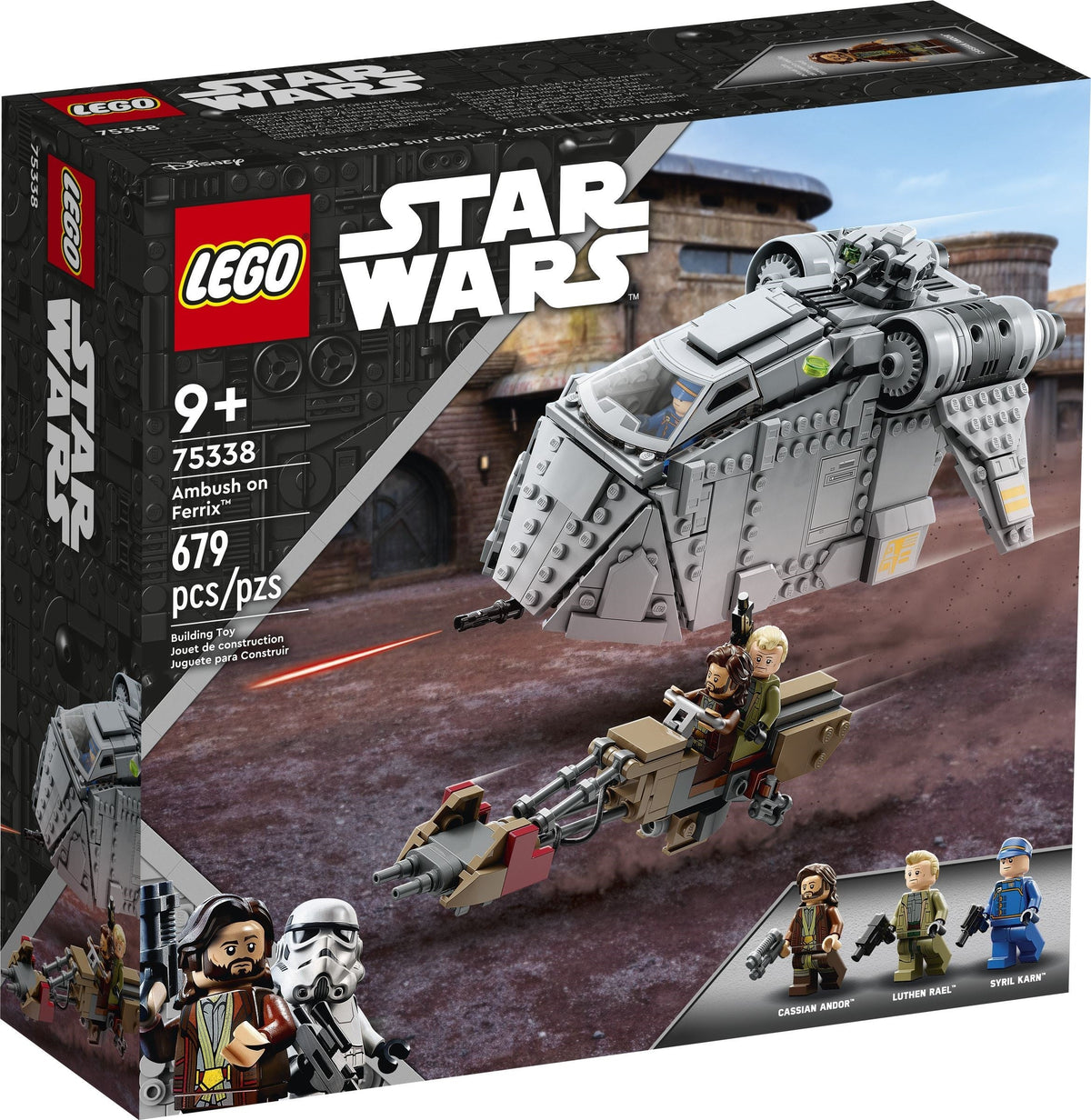 75338 LEGO Star Wars: Ambush on Ferrix (Retired) (New Sealed) product image 1, provided for visual reference and product
