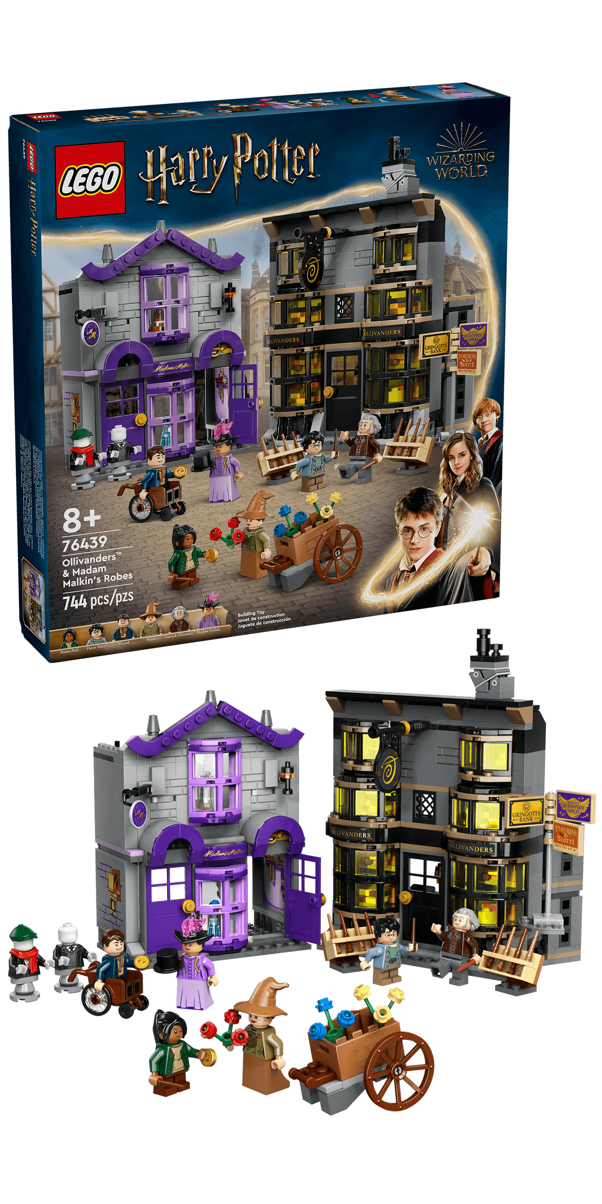 76439 Ollivanders™ & Madam Malkin's Robes (Retired) (New Sealed) product image 1, provided for visual reference and product