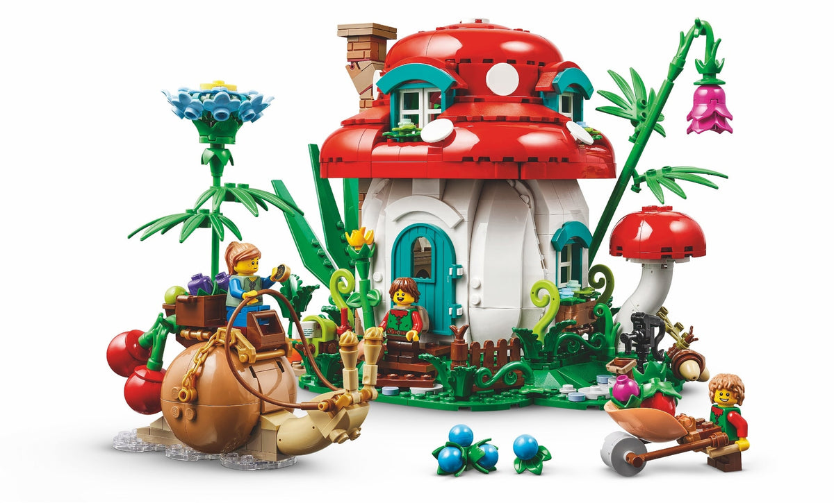 910037 Bricklink Designer Mushroom House (Retired) (New Sealed) product image 2, provided for visual reference and product