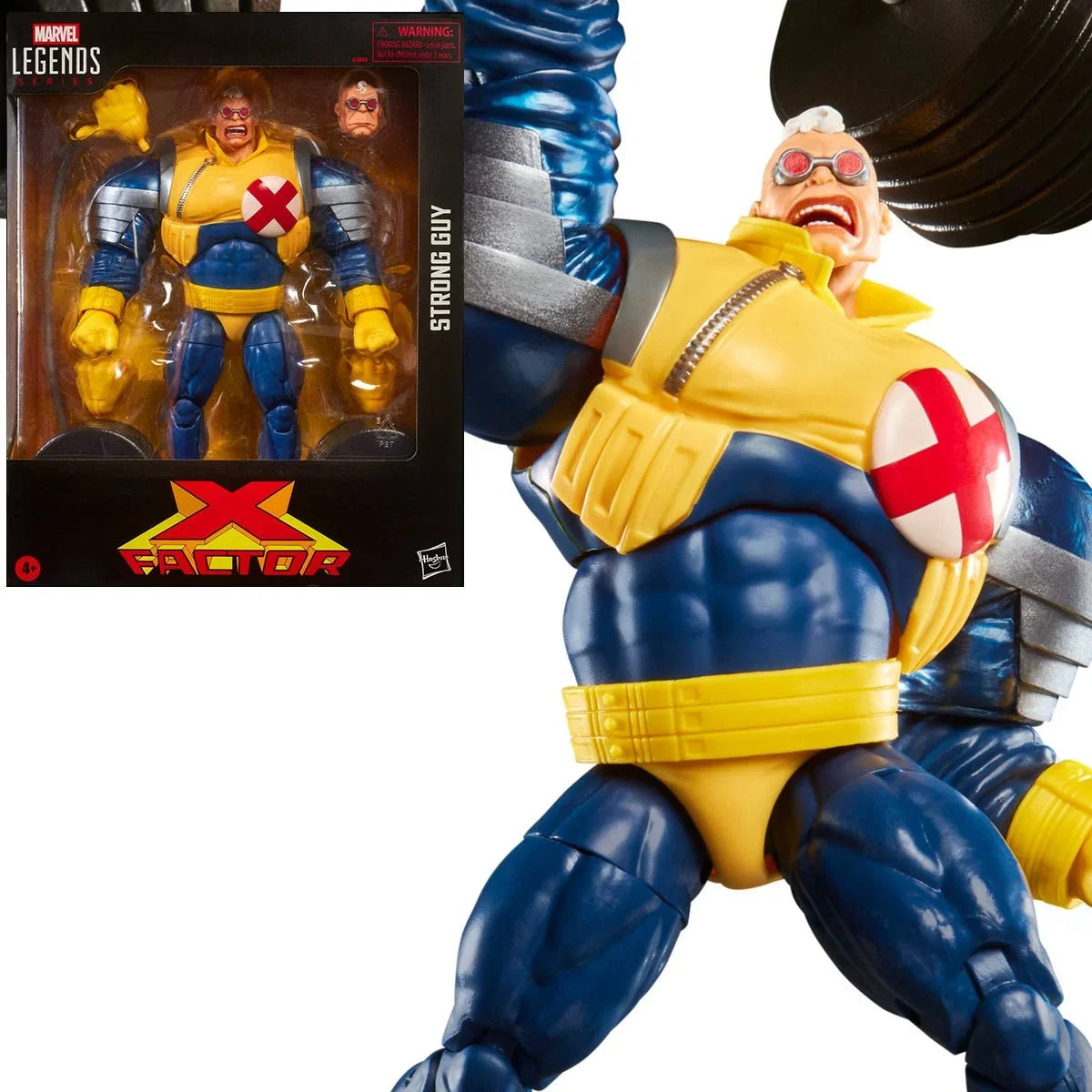 Strong Guy Deluxe (Marvel Legends, X-Factor, Hasbro) SEALED product image 3, provided for visual reference and product