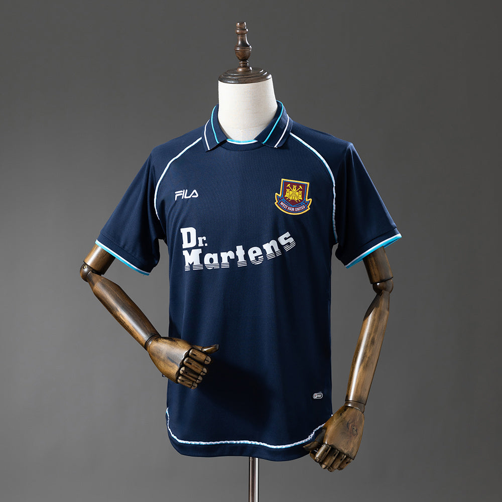 West Ham United Jersey 1999-01 Third Retro Football Kit product image 1