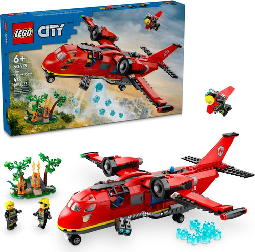 60413 Fire Rescue Plane product image 1, provided for visual reference and product detail review