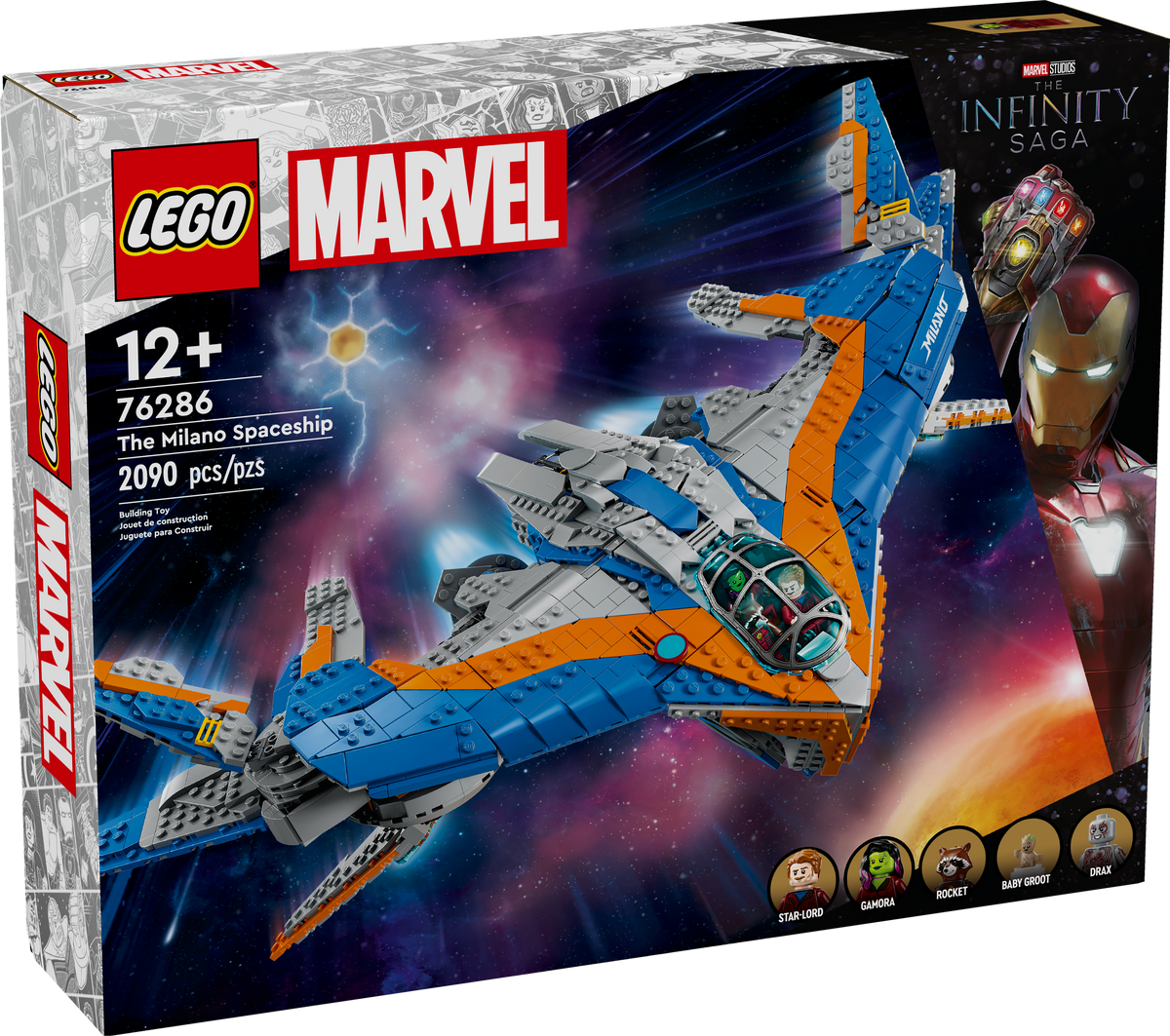 76286 LEGO Marvel: Guardians of the Galaxy: The Milano Spaceship product image 3, provided for visual reference and product