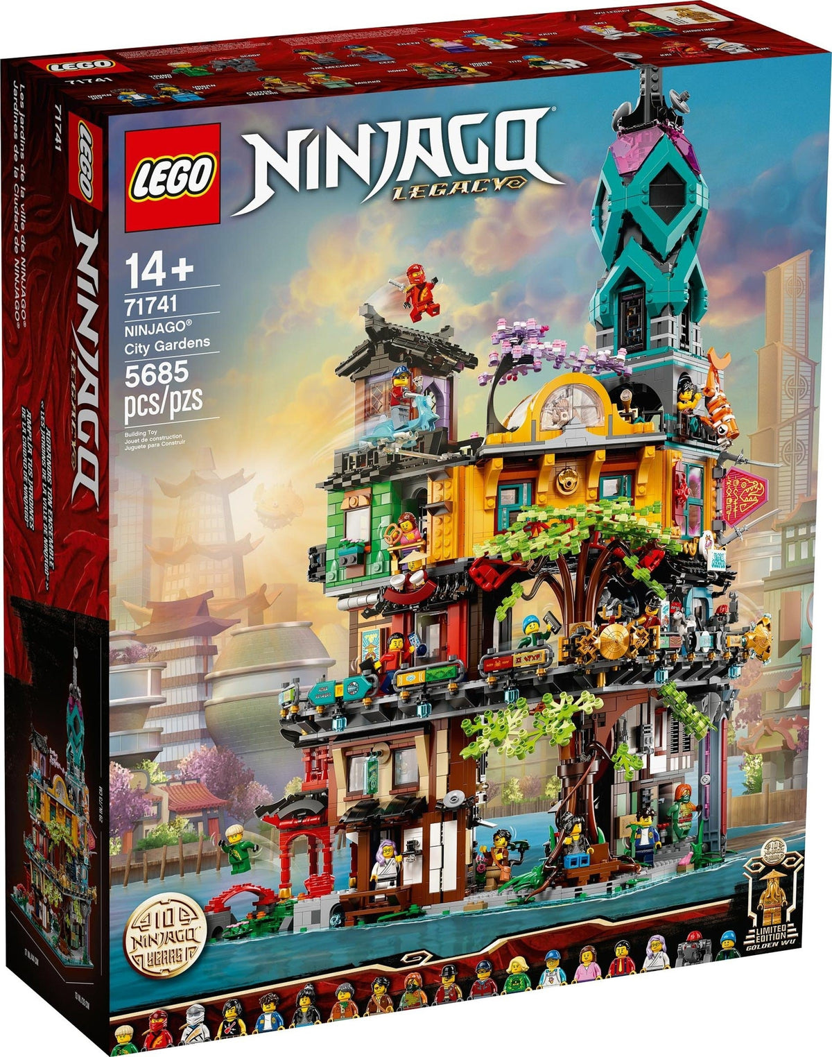 71741 LEGO NINJAGO® City Gardens (Retired) (New Sealed) product image 1, provided for visual reference and product detail
