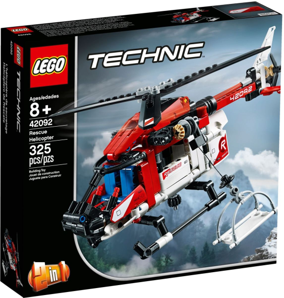 42092 Rescue Helicopter (Retired) (Certified Complete) product image 1, provided for visual reference and product detail