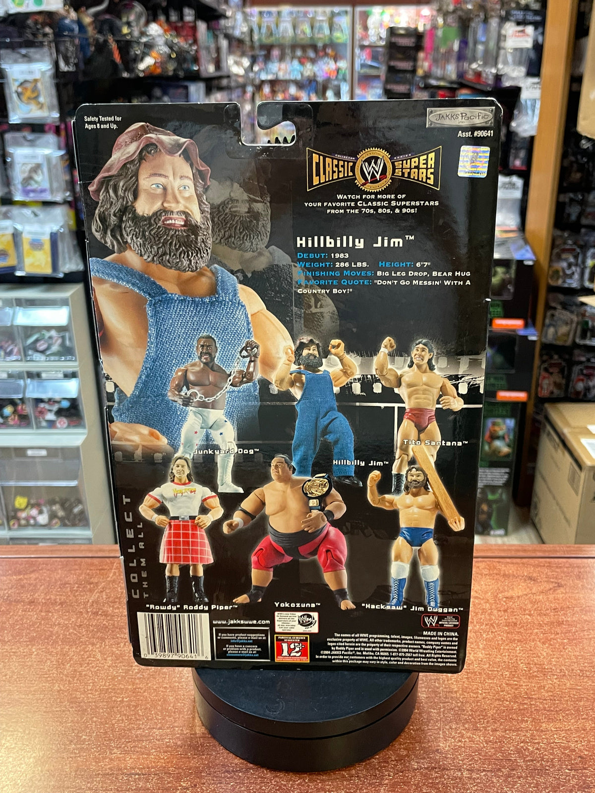 Hillbilly Jim (WWF Classic Superstars, Jakks) **SEALED** product image 2, provided for visual reference and product detail