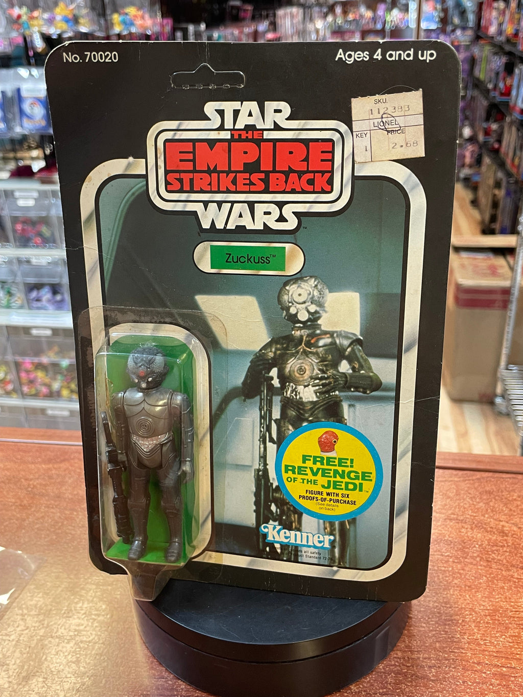Zuckuss ESB 9507 (Vintage Star Wars, Kenner) **SEALED** product image 5, provided for visual reference and product detail