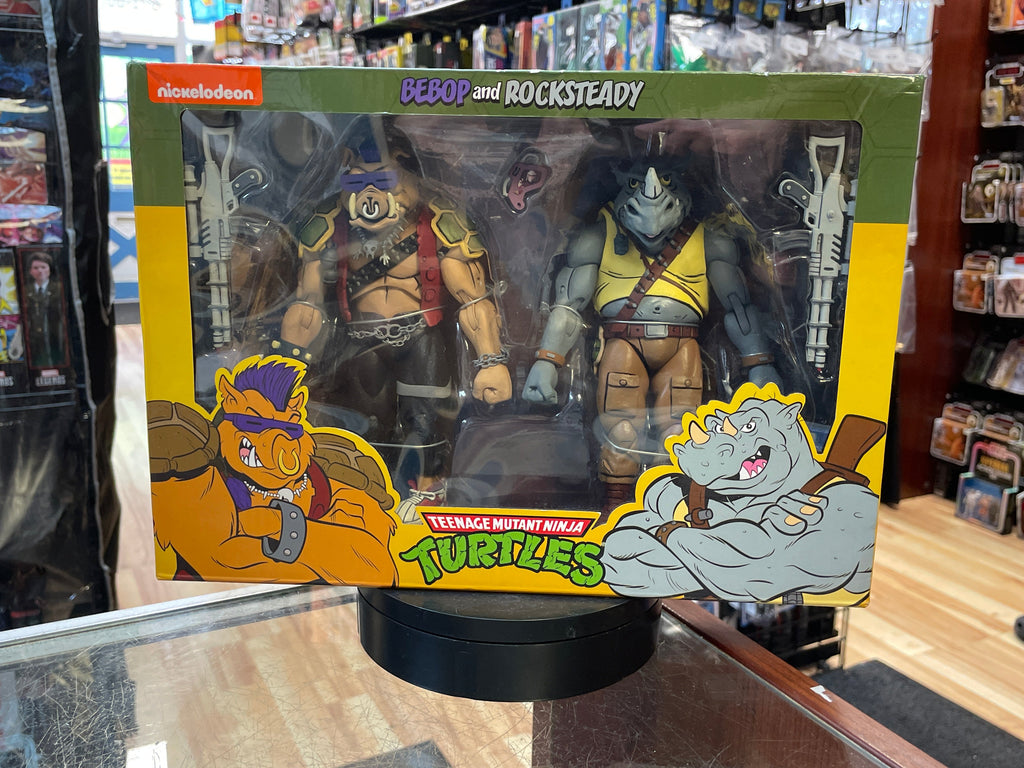 Bebop & Rocksteady (Teenage Ninja Turtles, TMNT, Neca) SEALED product image 1, provided for visual reference and product