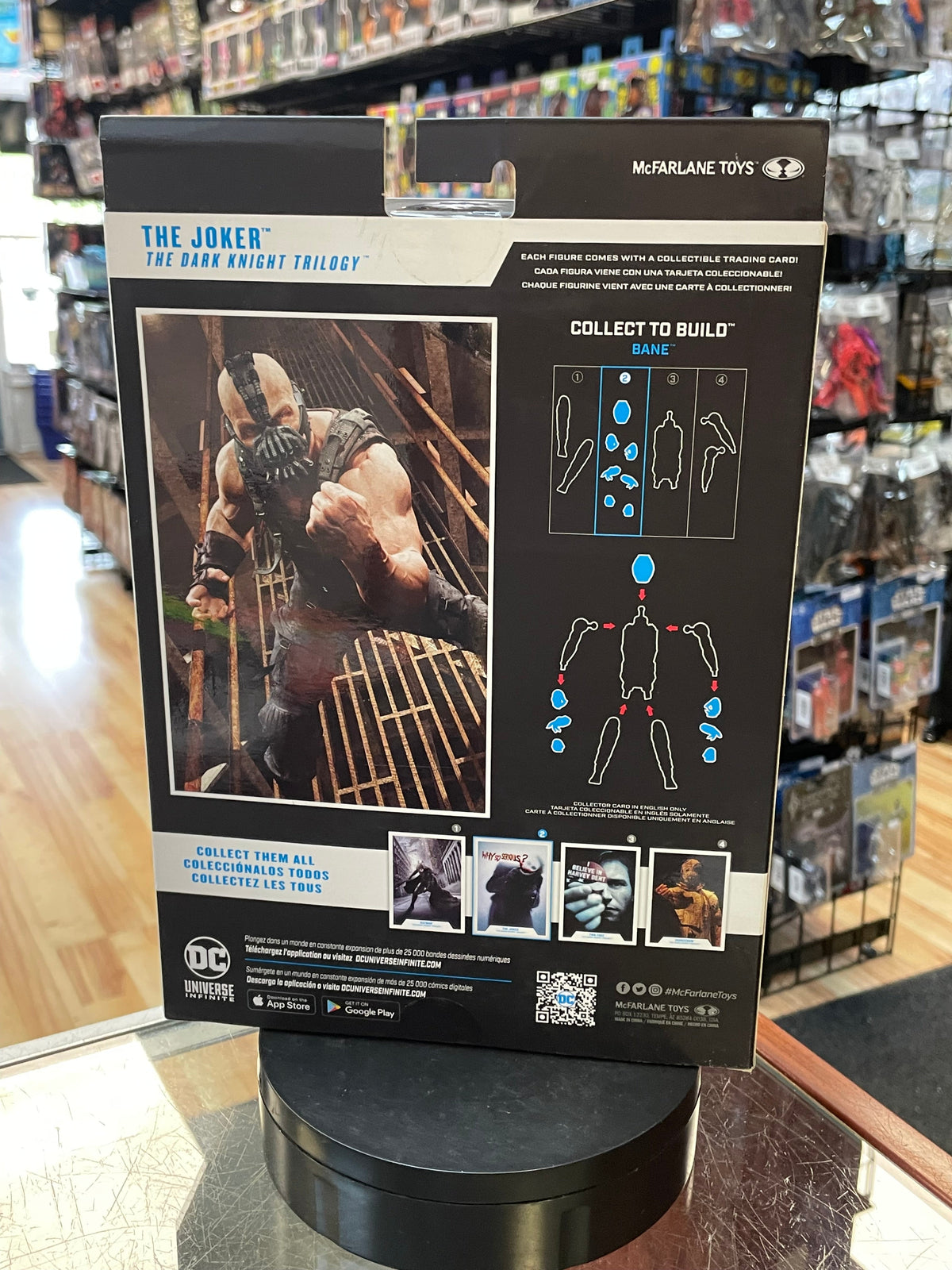 Heath Ledger Joker BAF Bane (McFarlane, DC Multiverse) SEALED product image 3, provided for visual reference and product