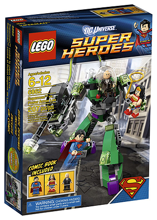 6862 Superman vs. Power Armor Lex (Retired) (Certified Complete)