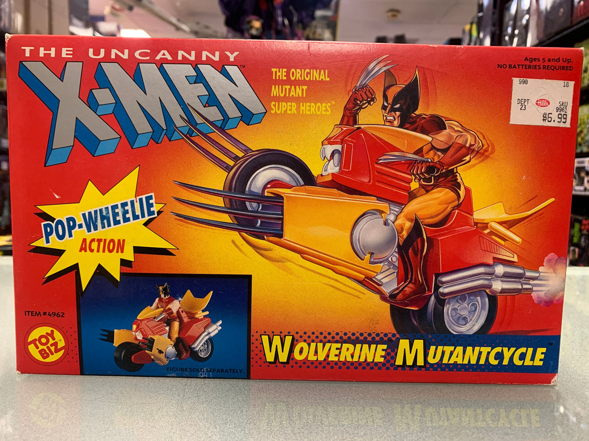 Wolverine Mutantcycle 2596 (Vintage X-Men, Toybiz) Sealed product image 1, provided for visual reference and product detail