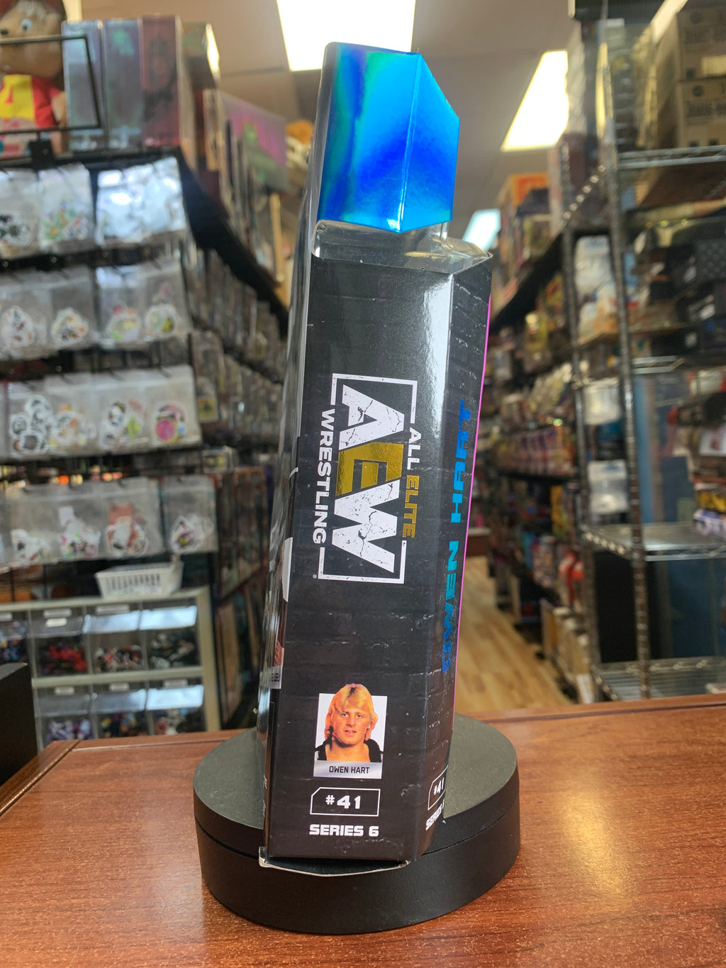 Owen Hart #41 (All Elite Wrestling AEW, Jazwares) **SEALED** product image 2, provided for visual reference and product
