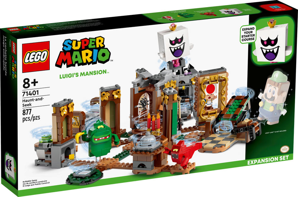 71401 Luigi's Mansion Haunt-and-Seek Expansion Set (Retired) (New Sealed)