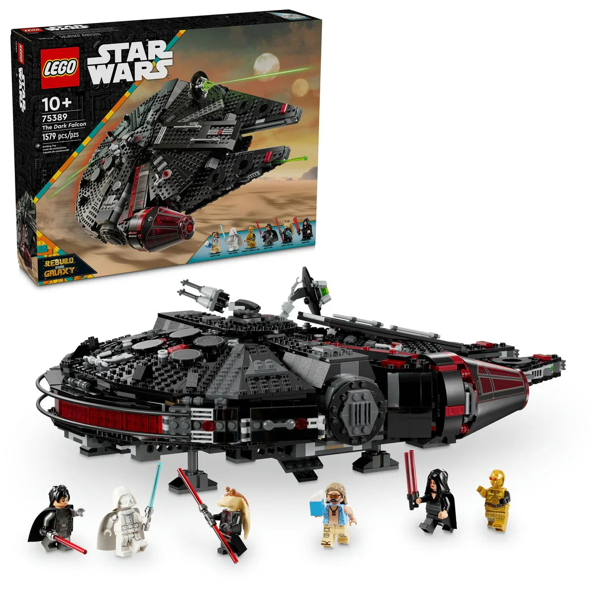 75389 The Dark Falcon (Open Box) (Sealed Bags) product image 1, provided for visual reference and product detail review