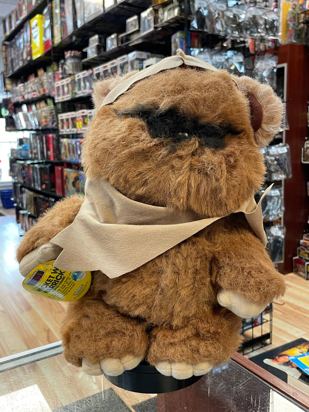 Wicket Warrick Plush with Tag (Vintage Star Wars, Kenner) product image 1, provided for visual reference and product detail