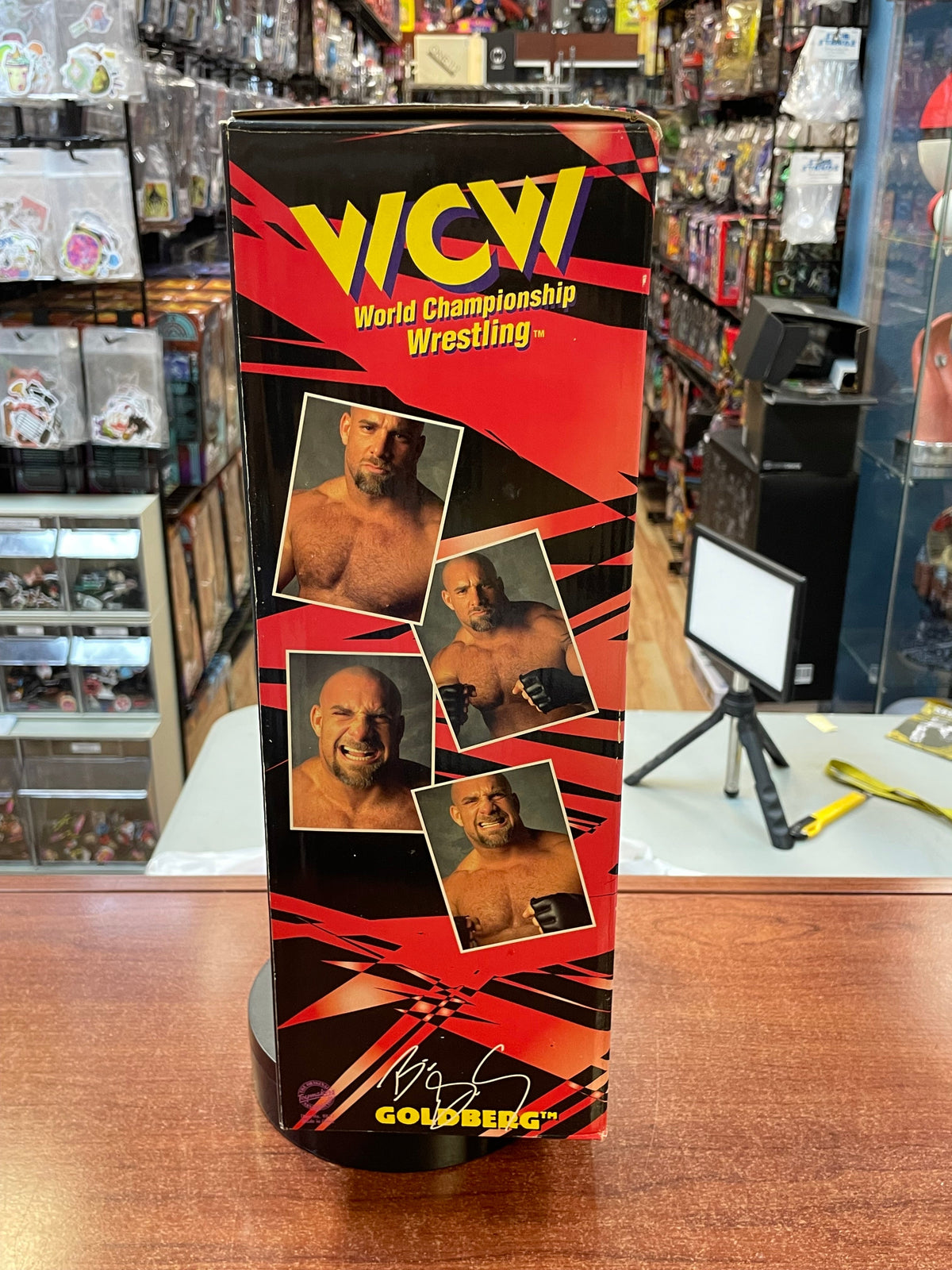 Bill Goldberg 12" Posable Figure (Vintage WCW WWF, OSFTM) Open Box product image 4, provided for visual reference and