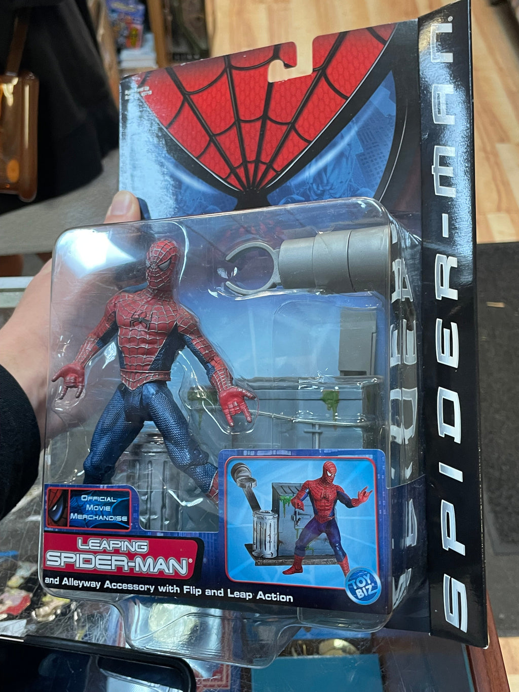 Leaping Spider-Man Series 2 (Vintage Spider-Man, Toy Biz) SEALED product image 6, provided for visual reference and product