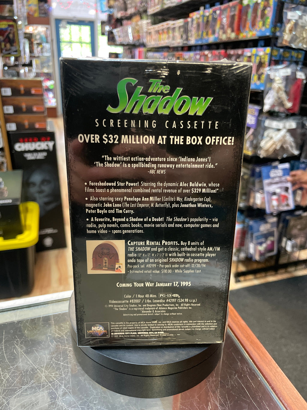 The Shadow -Screening Promo- (VHS, Vintage Videos) **SEALED** product image 2, provided for visual reference and product