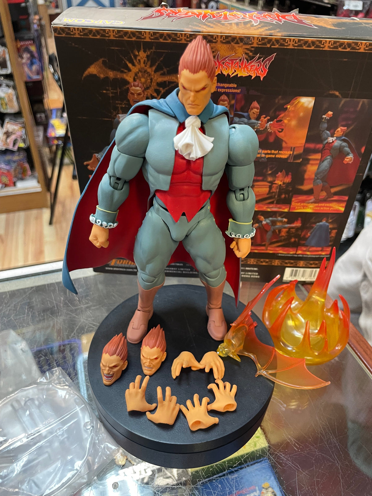 Demitri Prince Of Darkness (Darkstalkers, Capcom, Storm Collectibles) OPEN BOX/COMPLETE product image 5, provided for visual