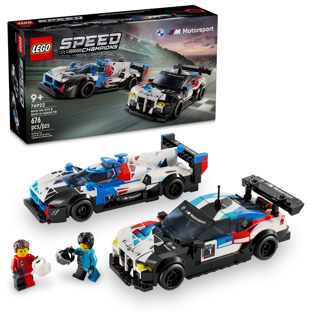 76922 BMW M4 GT3 & BMW M Hybrid V8 Race Cars product image 1, provided for visual reference and product detail review