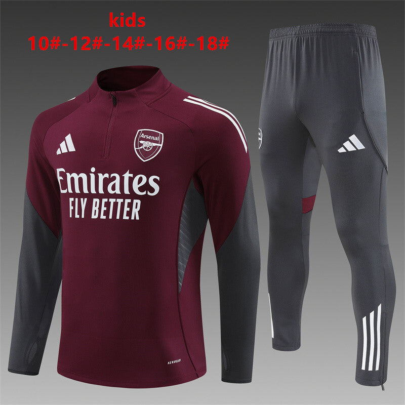 Kids Arsenal Training Tracksuits 25/26 Football Kit Soccer product image 1