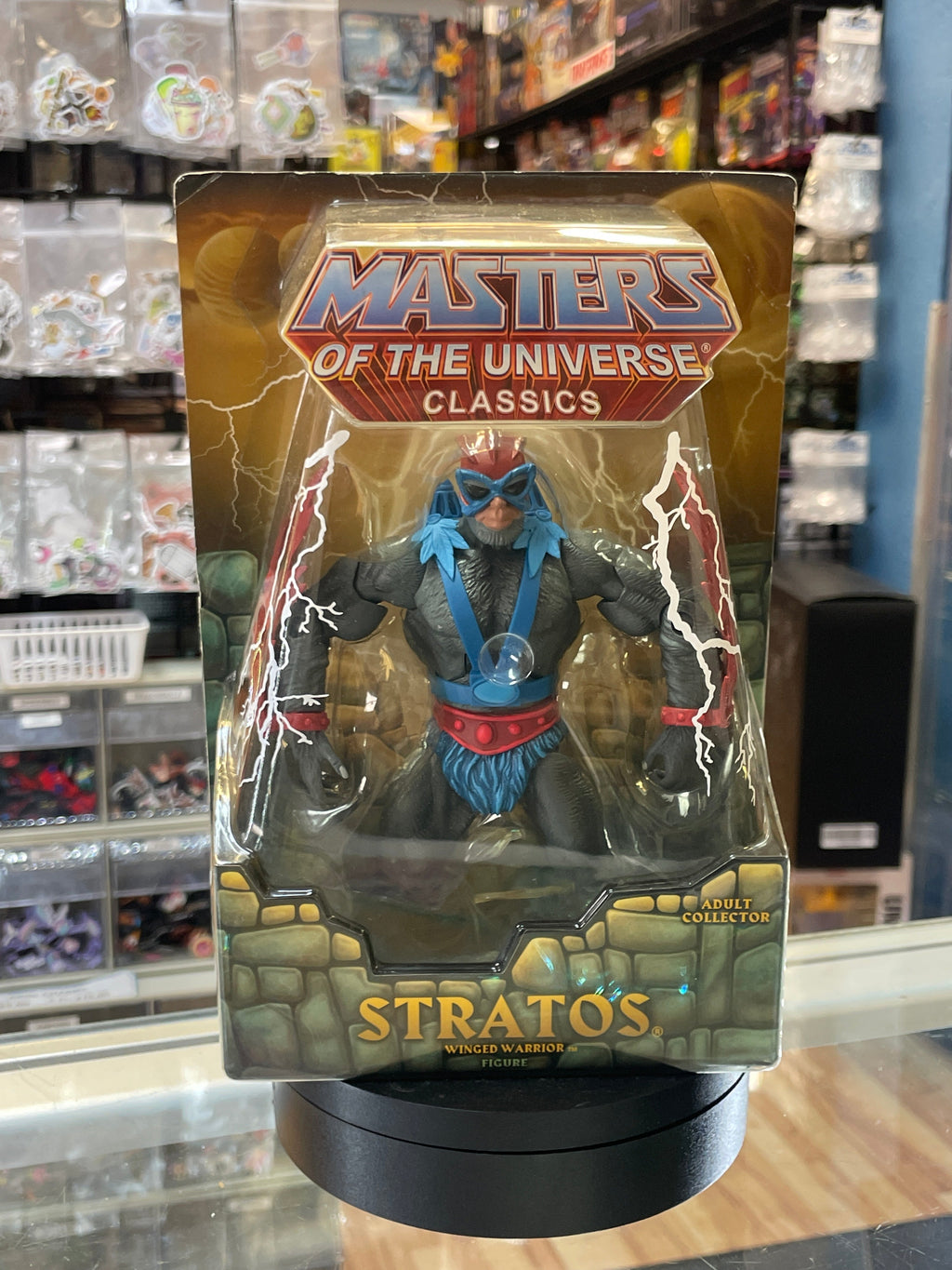 Stratos (MOTU Classics, Mattel) **SEALED** product image 1, provided for visual reference and product detail review