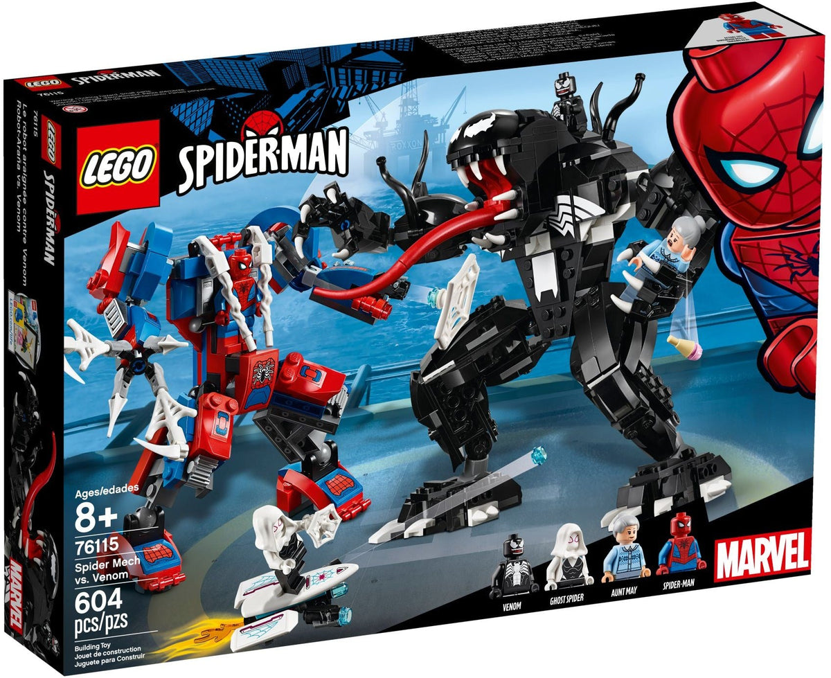 76115 Spider Mech vs. Venom (Retired) (New Sealed) product image 1, provided for visual reference and product detail review