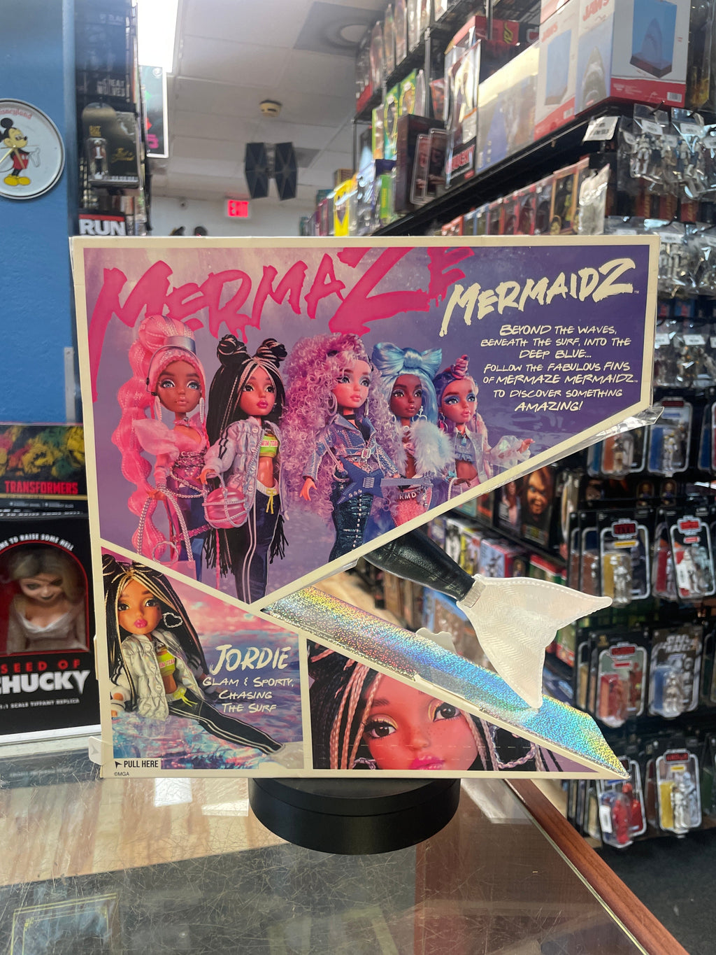 Color Change Jordie Mermaze (Mermaidz, MGA Entertainment) NEW product image 3, provided for visual reference and product